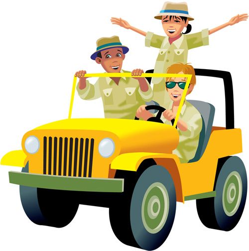 Drawing free download best. Jeep clipart safari ride