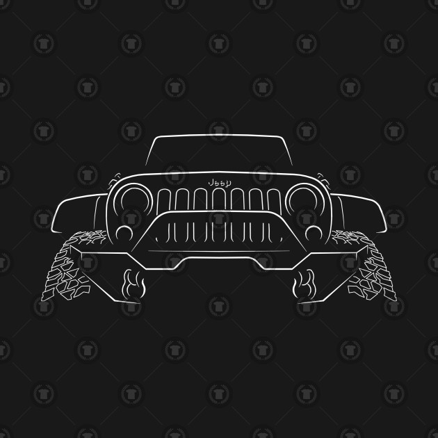 jeep clipart stencil