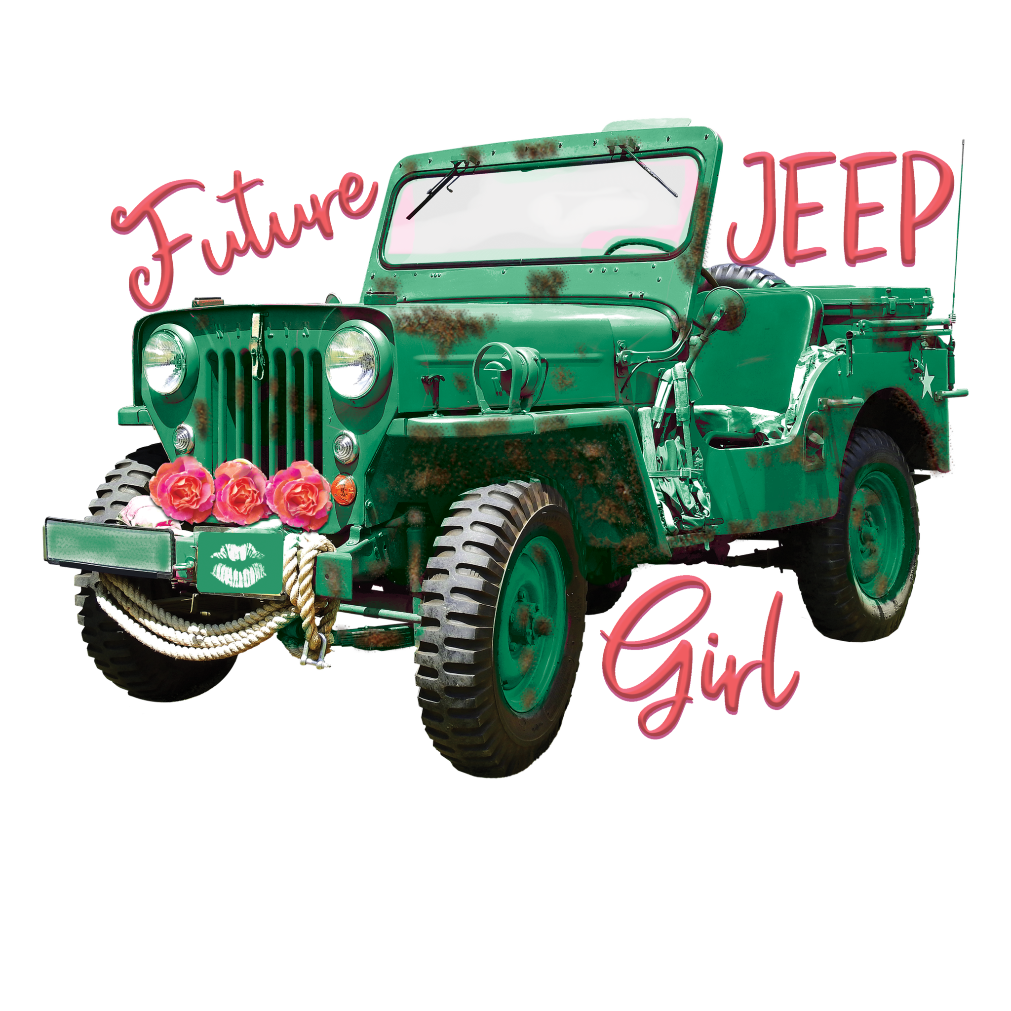Future girl png clip. Jeep clipart transfer