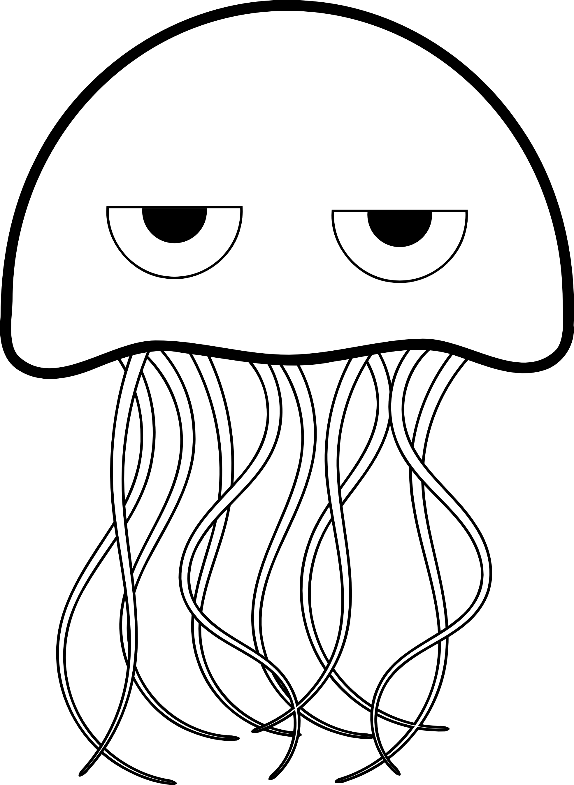 jelly clipart colouring page