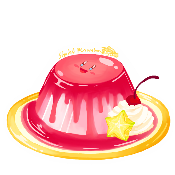 jelly clipart flan