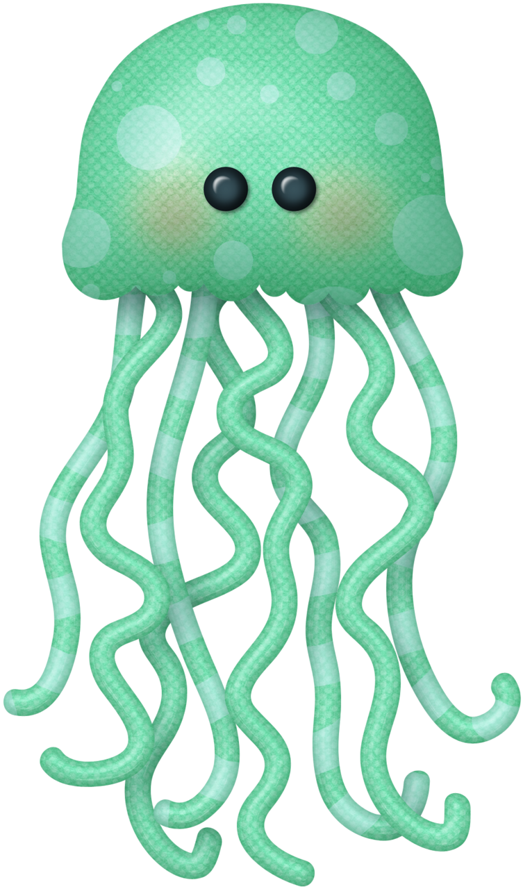 jellyfish clipart green jellyfish