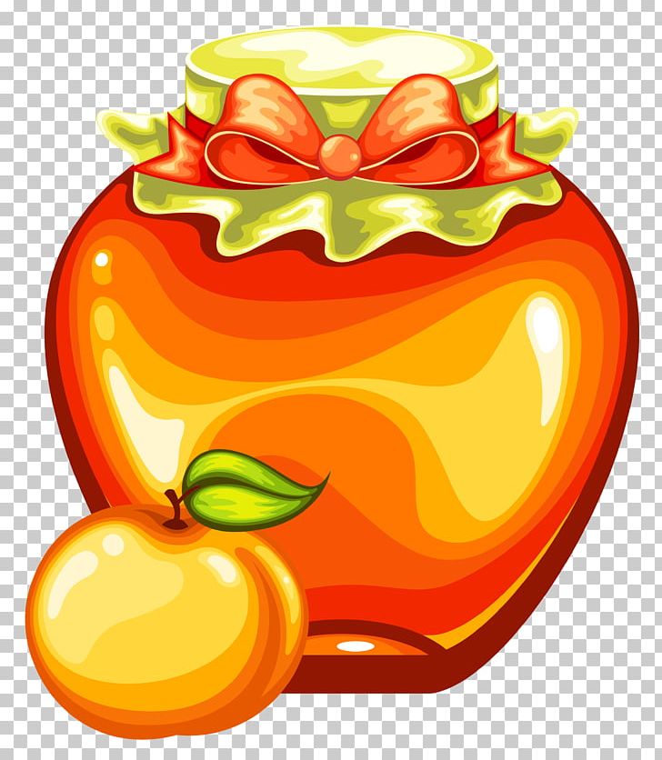 jelly clipart orange food