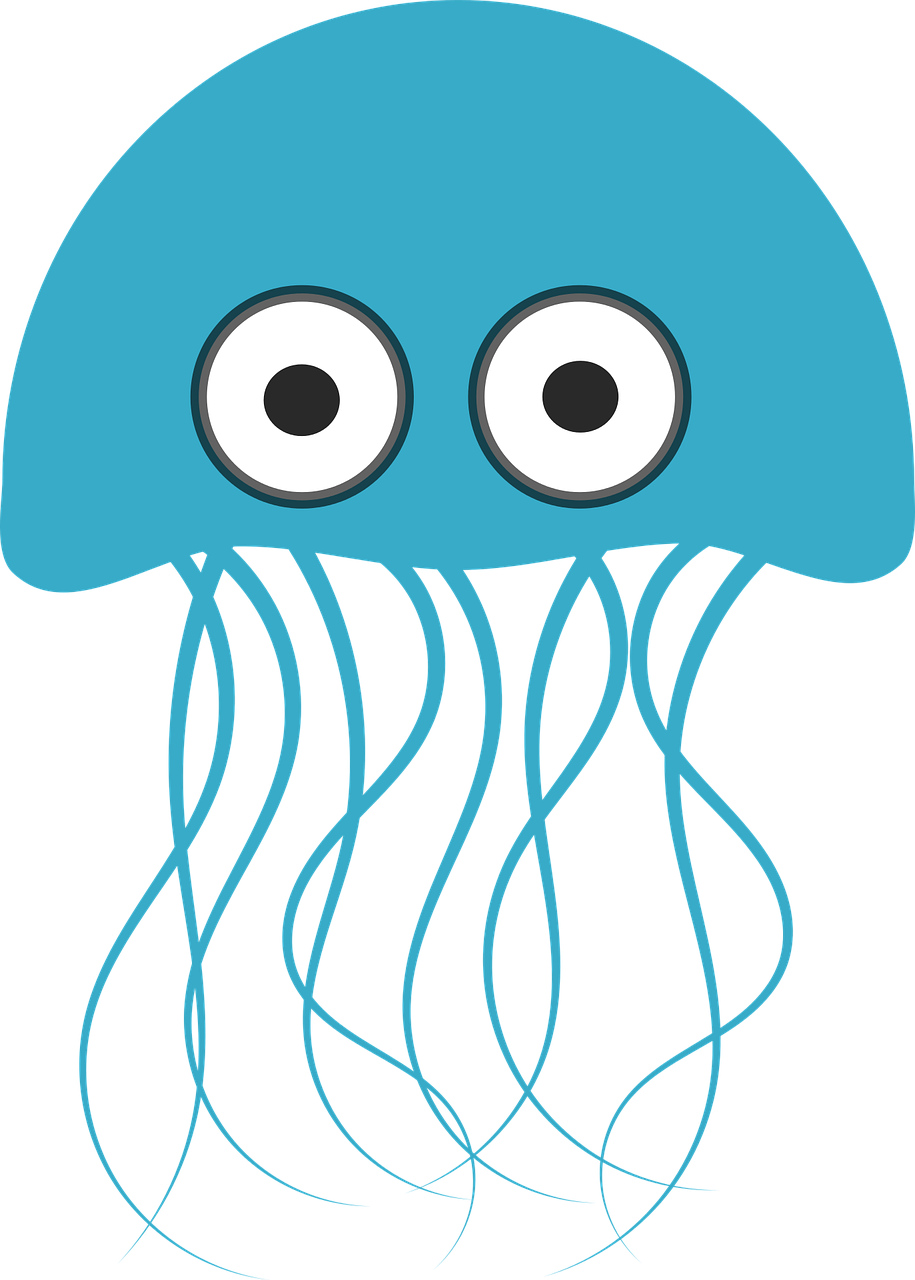 jellyfish clipart blue jellyfish