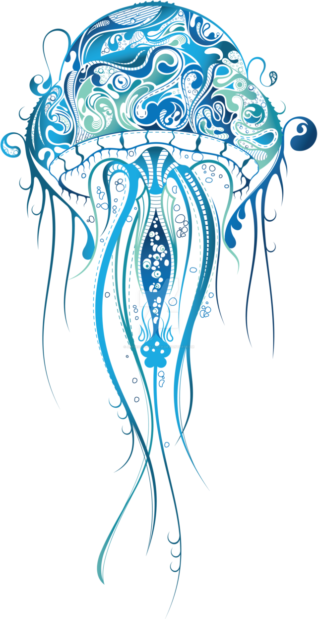 jellyfish clipart blue jellyfish
