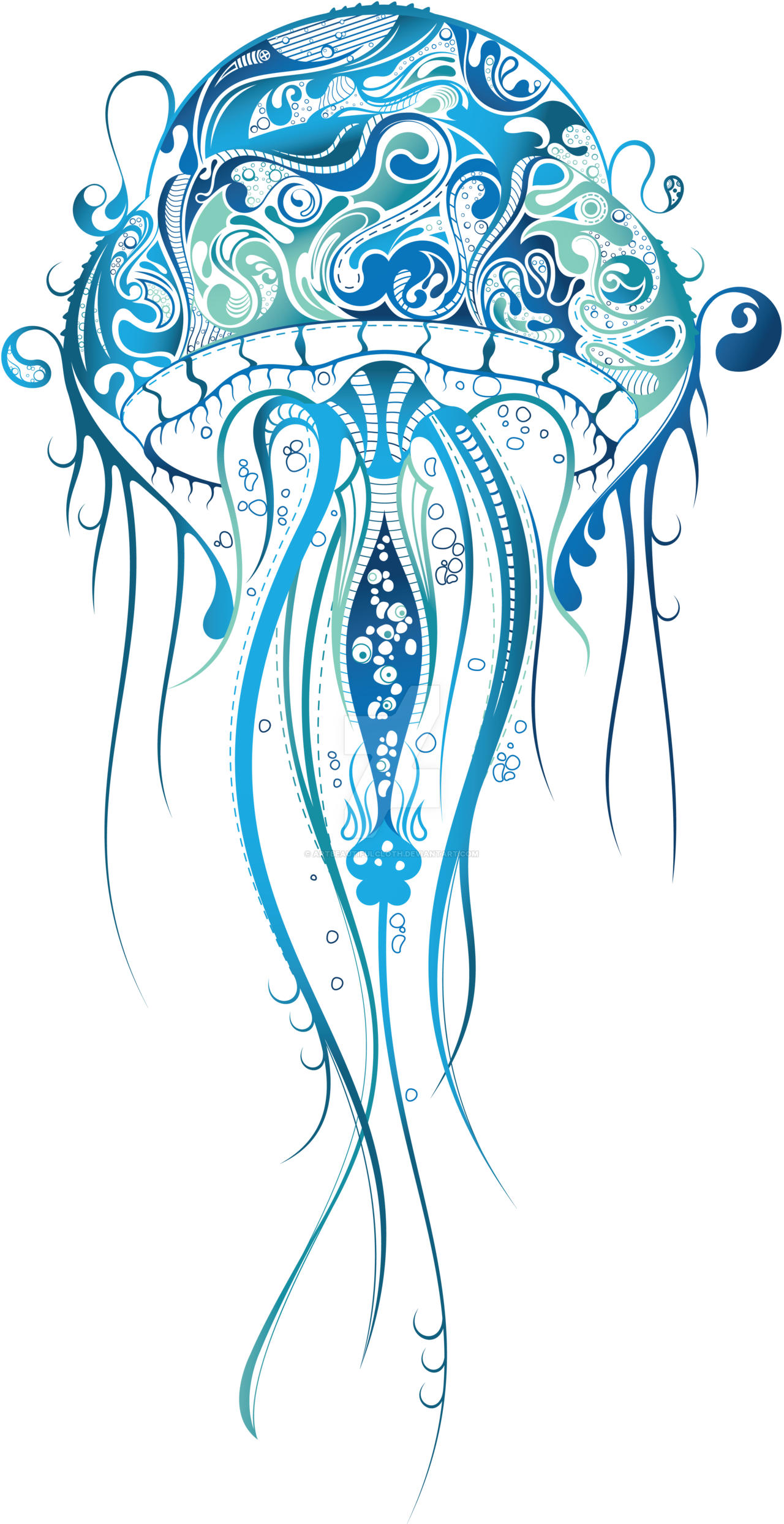 Jellyfish clipart border. Png mart