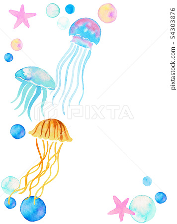 jellyfish clipart bubbles