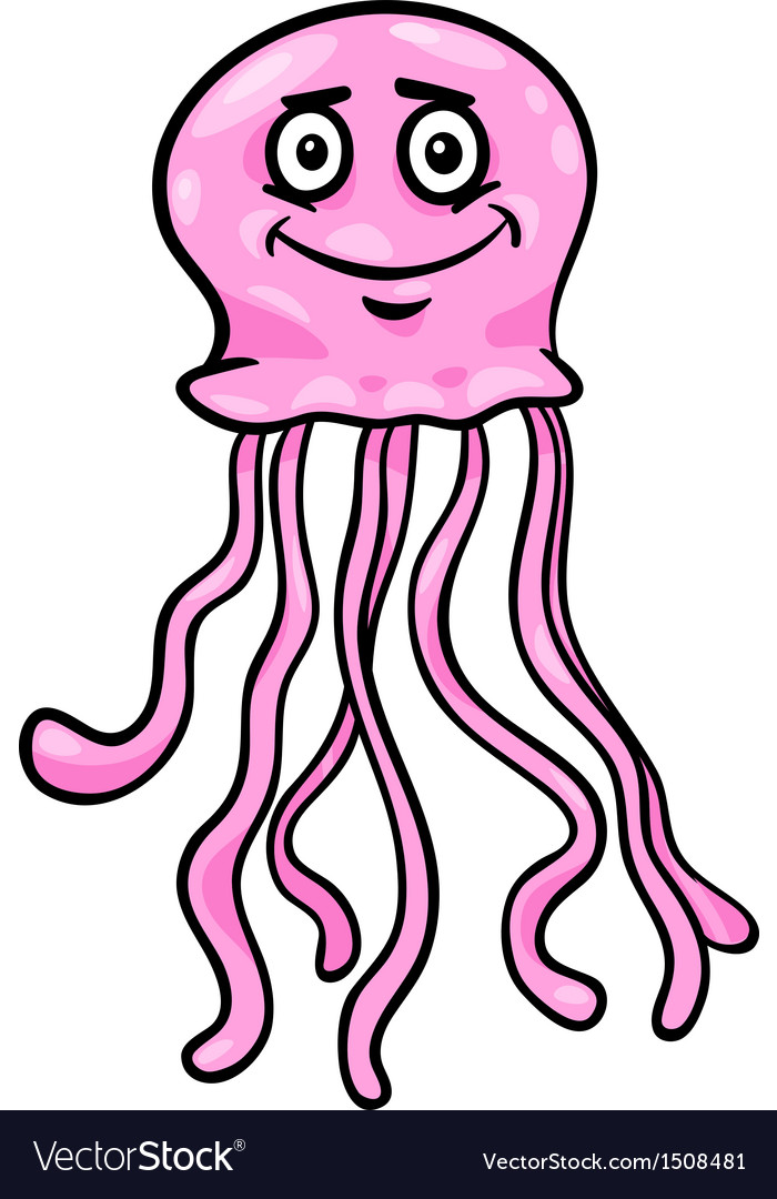 jellyfish clipart cartoon
