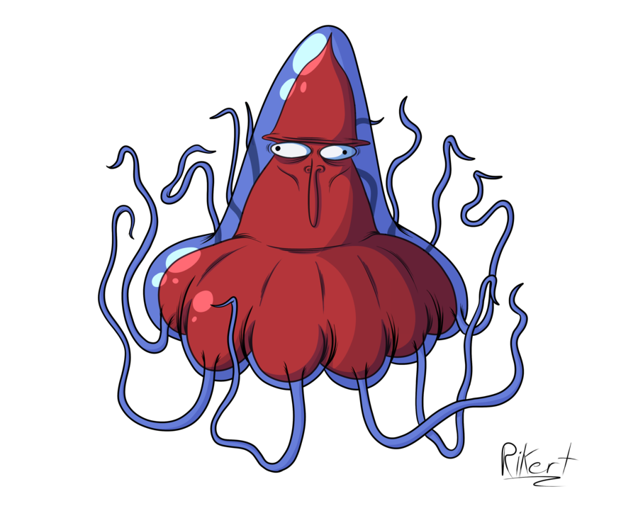jellyfish clipart comic