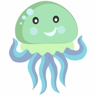 jellyfish clipart cute baby