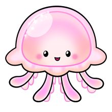jellyfish clipart cute little