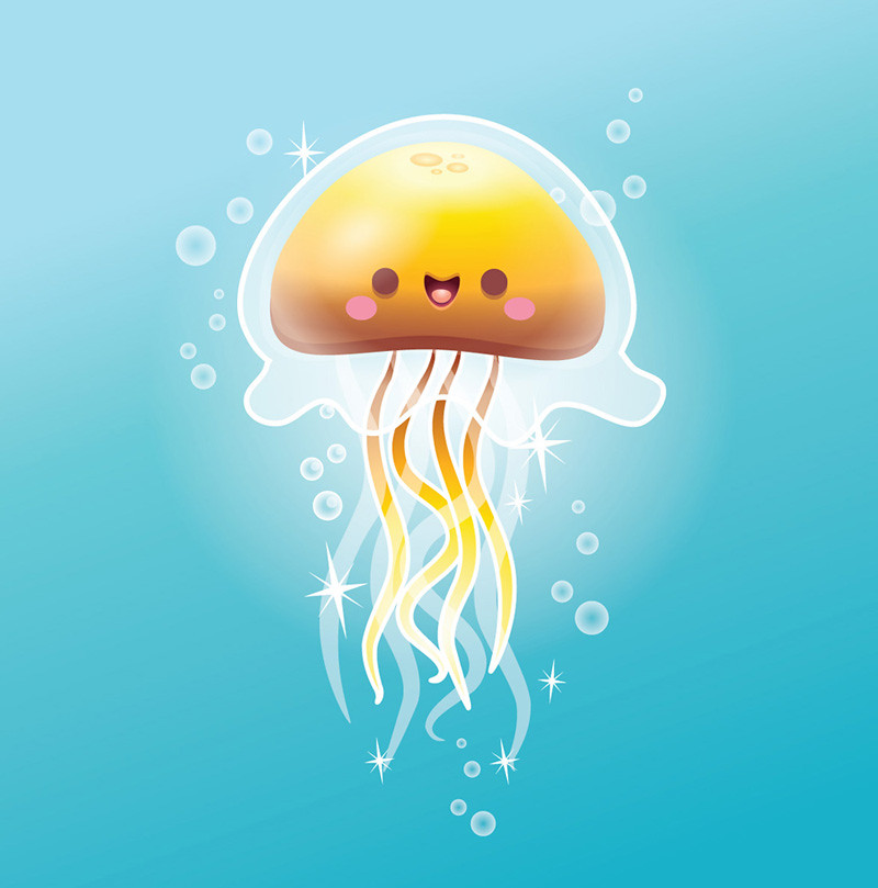 Preview image such a. Jellyfish clipart happy jellyfish