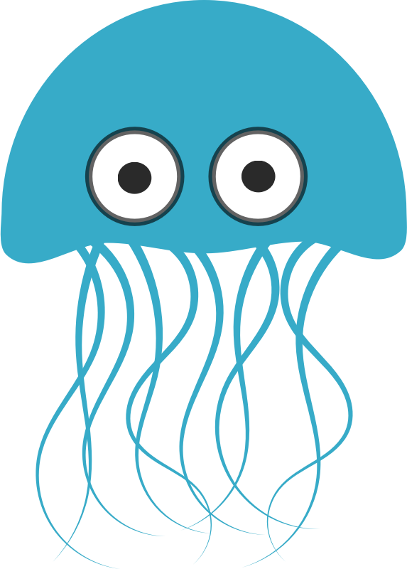 Jellyfish clipart small cartoon. Medium image png 