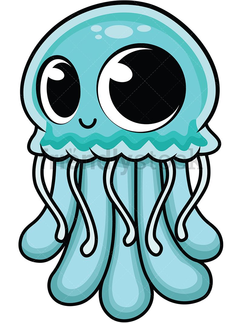 Cute baby svg files. Jellyfish clipart small cartoon