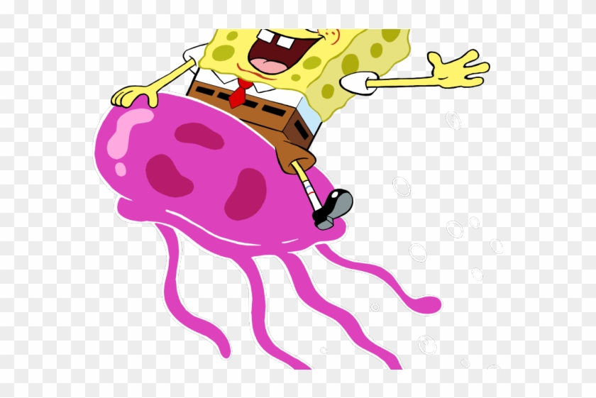 jellyfish clipart spongebob character