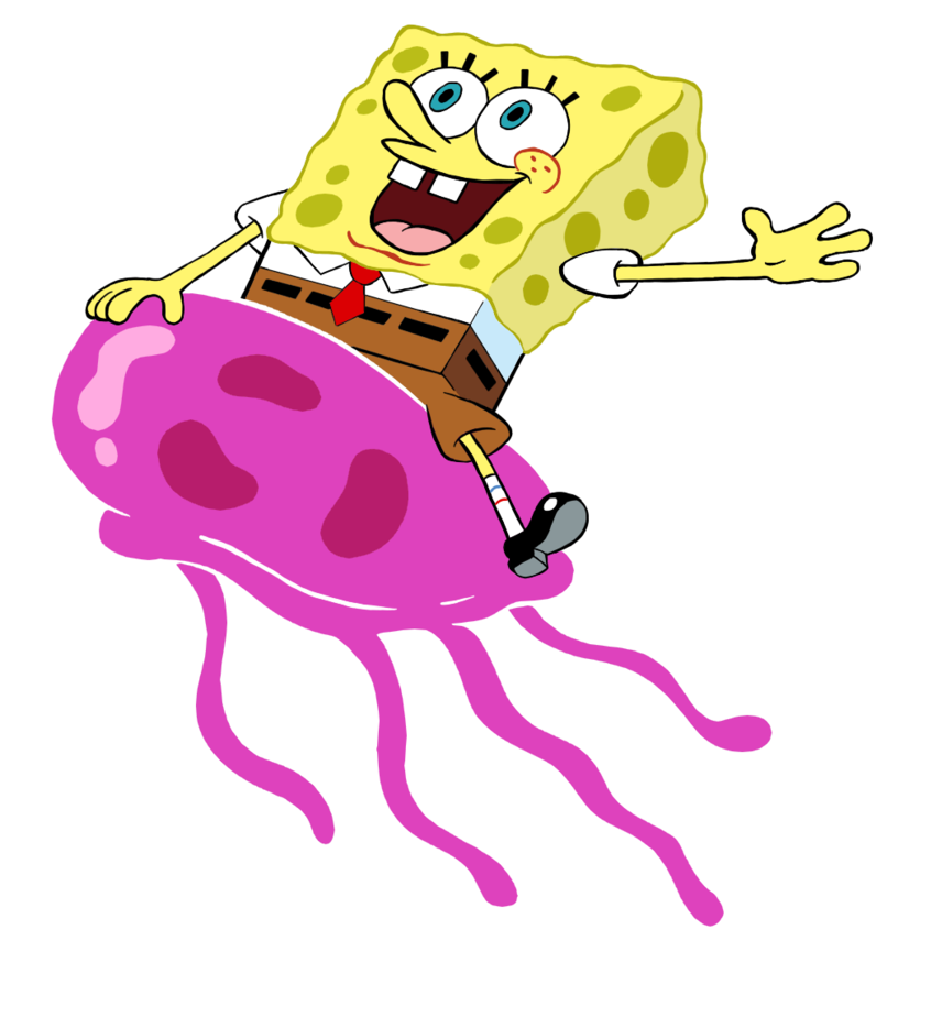 jellyfish clipart spongebob flower