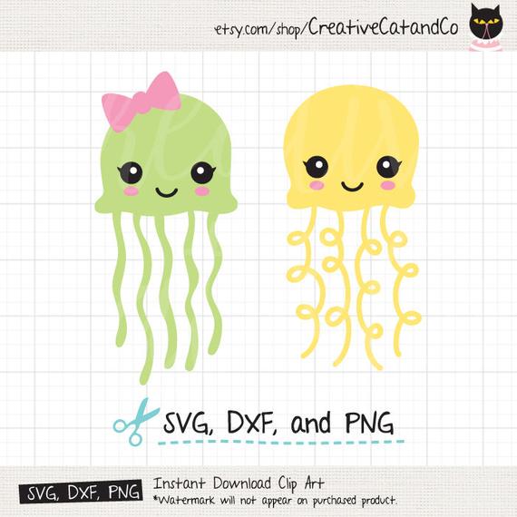 Download Jellyfish clipart svg, Jellyfish svg Transparent FREE for ...