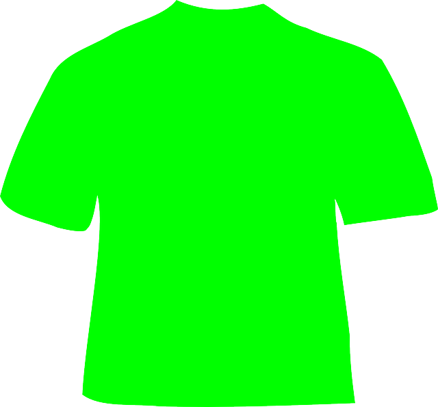 jersey clipart plain green