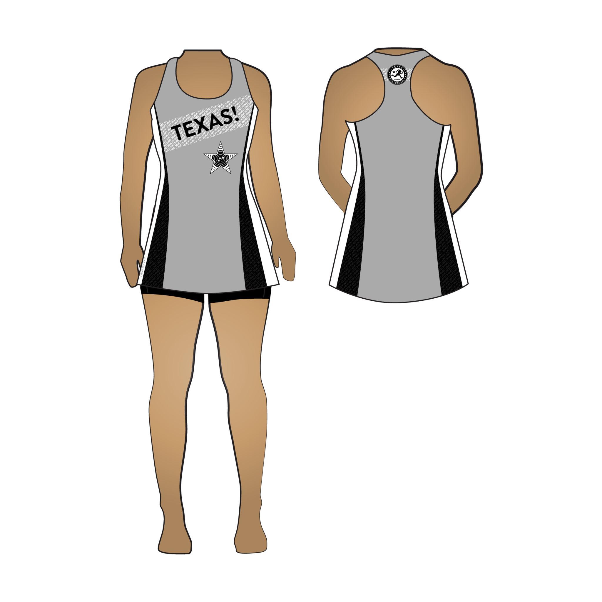 Txrg firing squad uniform. Jersey clipart sleeveless dress