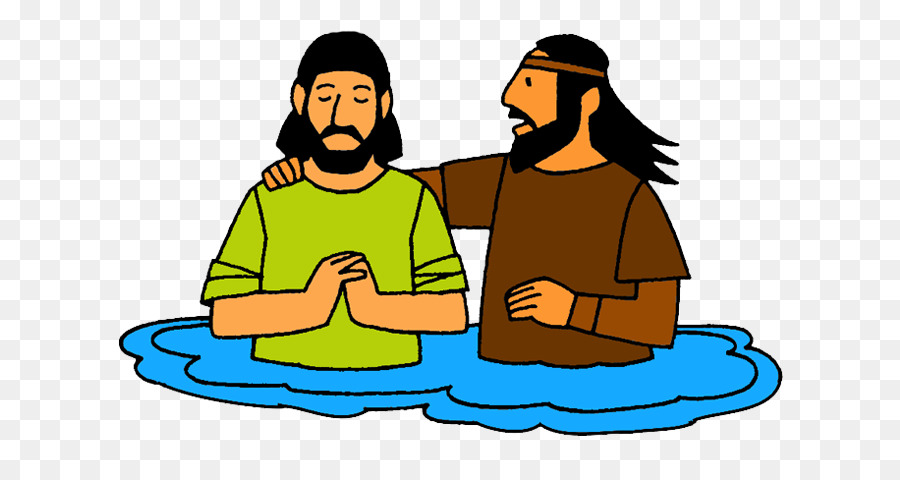 jesus clipart baptism