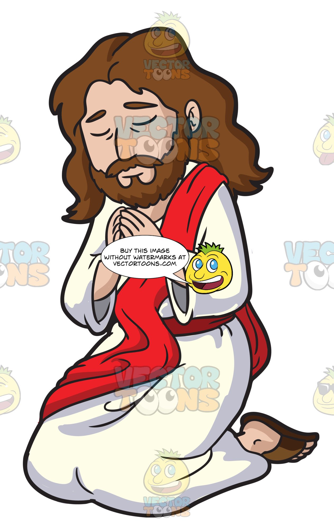 jesus clipart cartoon