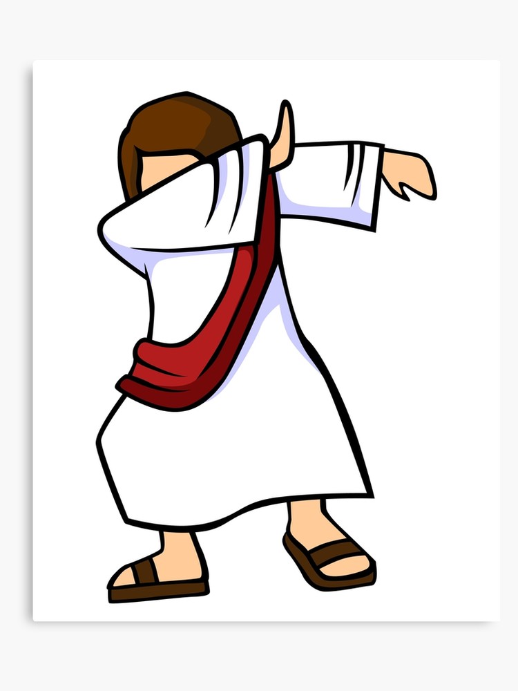 Dabbing christian dab dance. Jesus clipart dancing