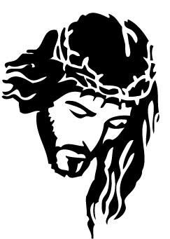 jesus clipart decal