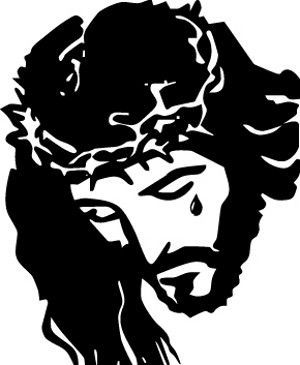 jesus clipart decal