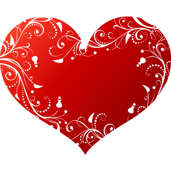 Jesus clipart heart. Joli coeur rouge joliment