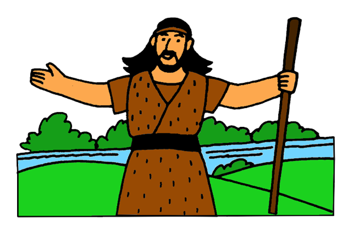 jesus clipart john baptises