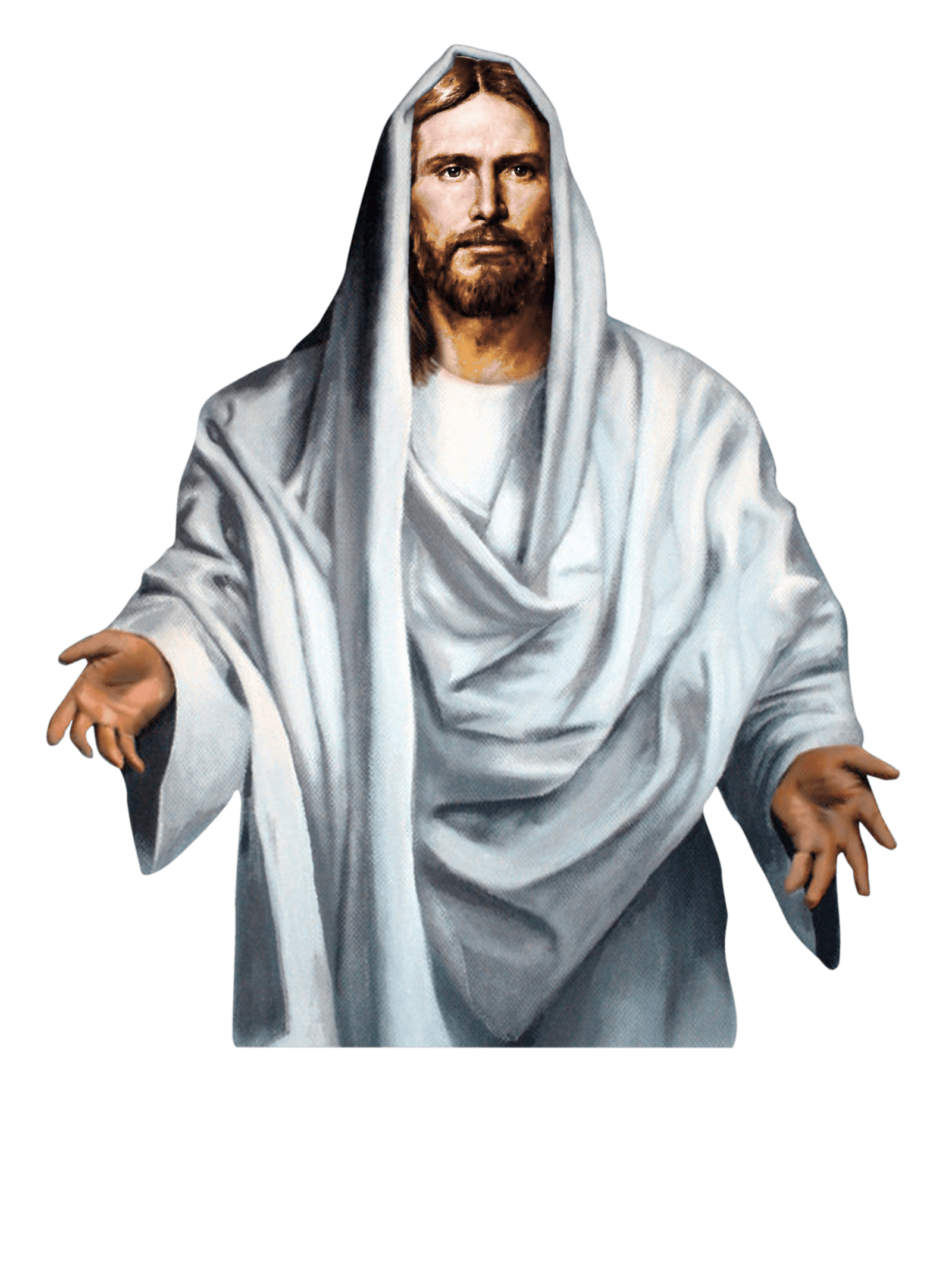 Christ white transparent png. Jesus clipart robe