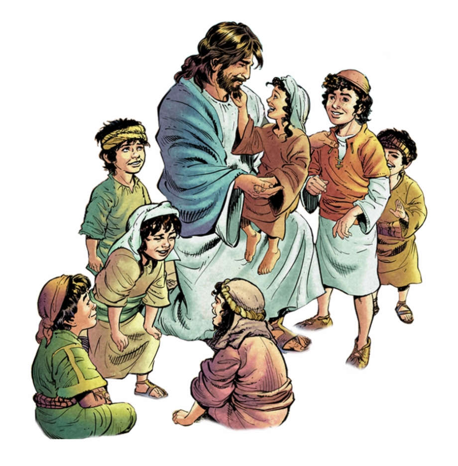 Jesus Teaching Children Clip Art