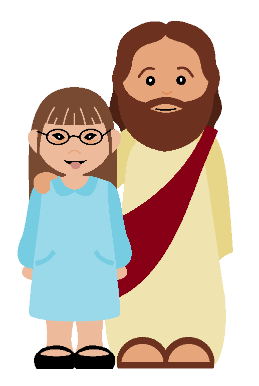 With clip art library. Jesus clipart walking