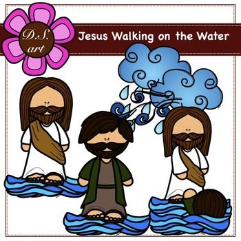 Jesus clipart water. Pin on surfs 