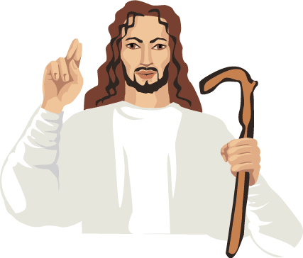 jesus clipart white background