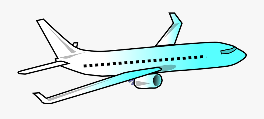 plane clipart commercial airplane