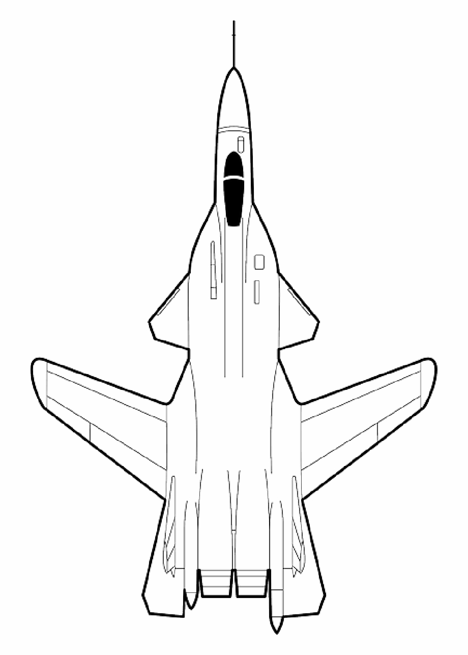 jet clipart drawing