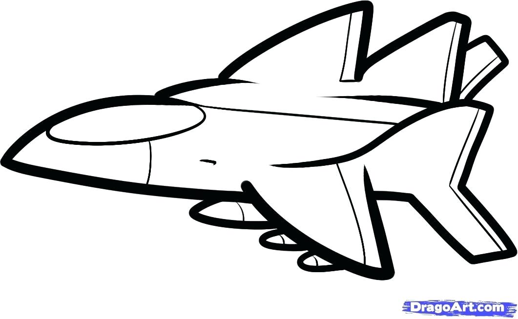 jet clipart drawing