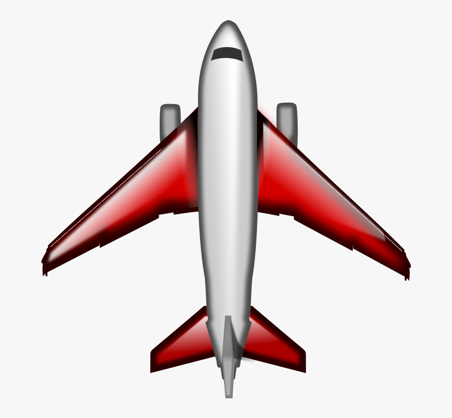 jet clipart top view