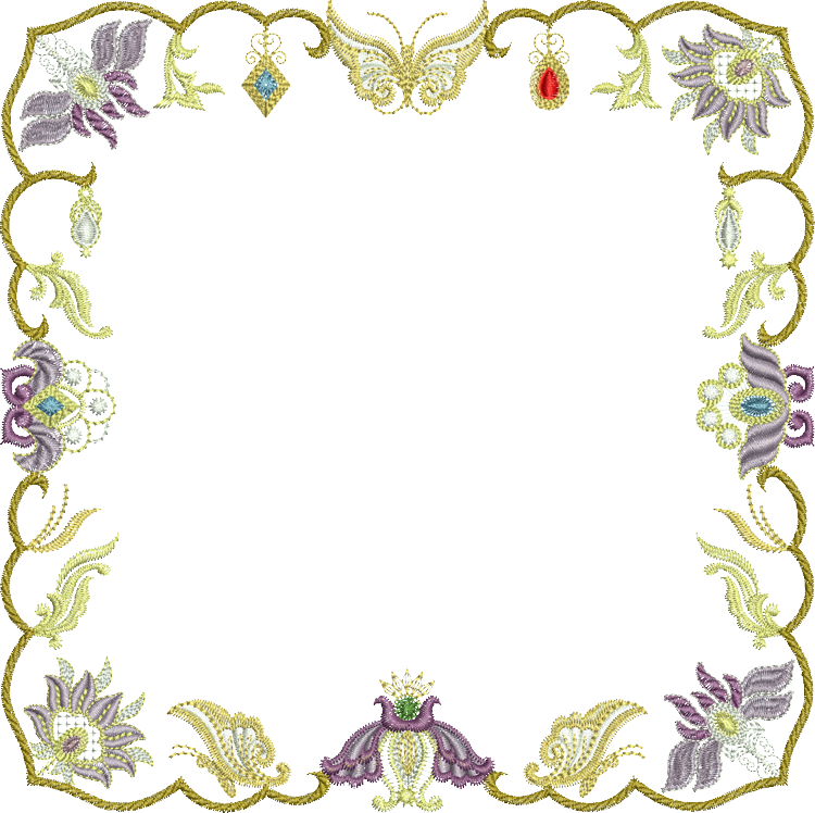 Sue box creations download. Jewel clipart border
