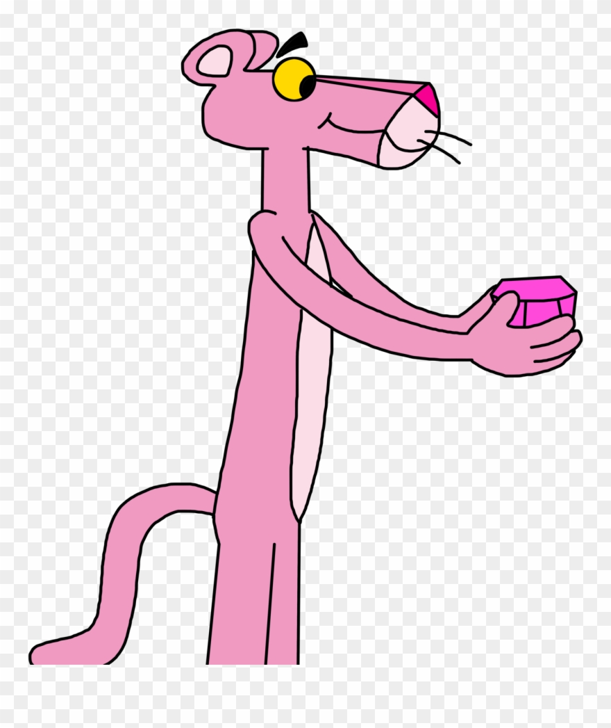 The pink panther transprent. Jewel clipart cartoon