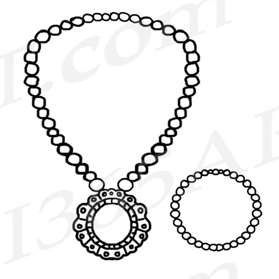 necklace clipart jewerly