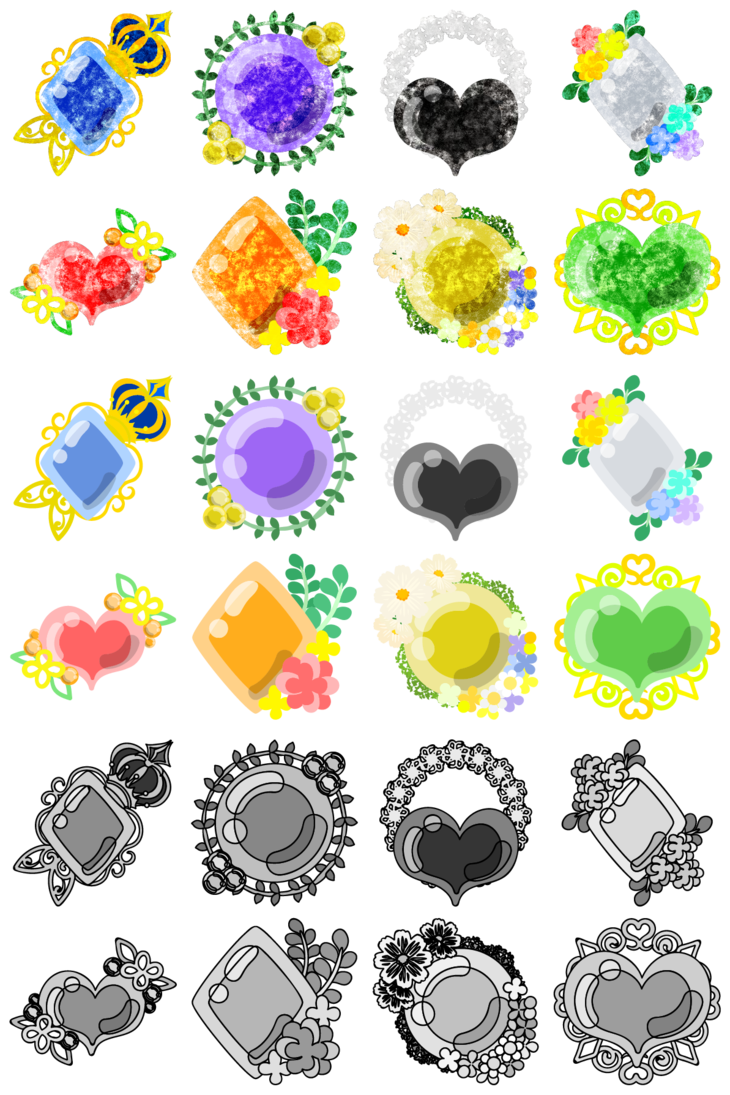 Jewel clipart object. The icons of cute