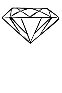 jewel clipart outline