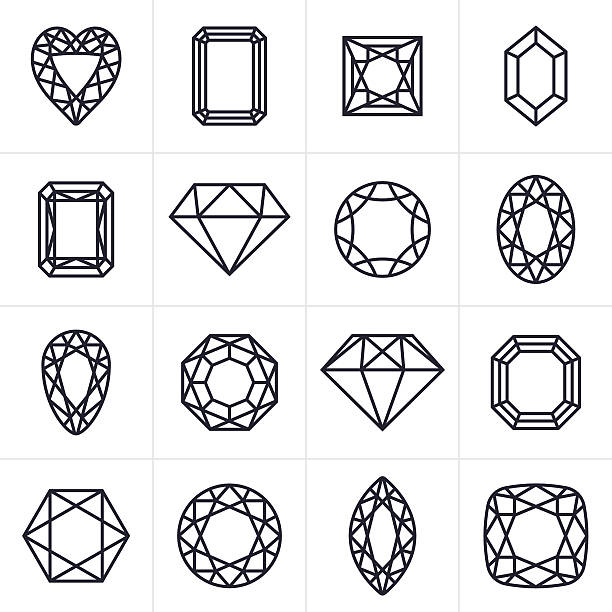 jewel clipart outline