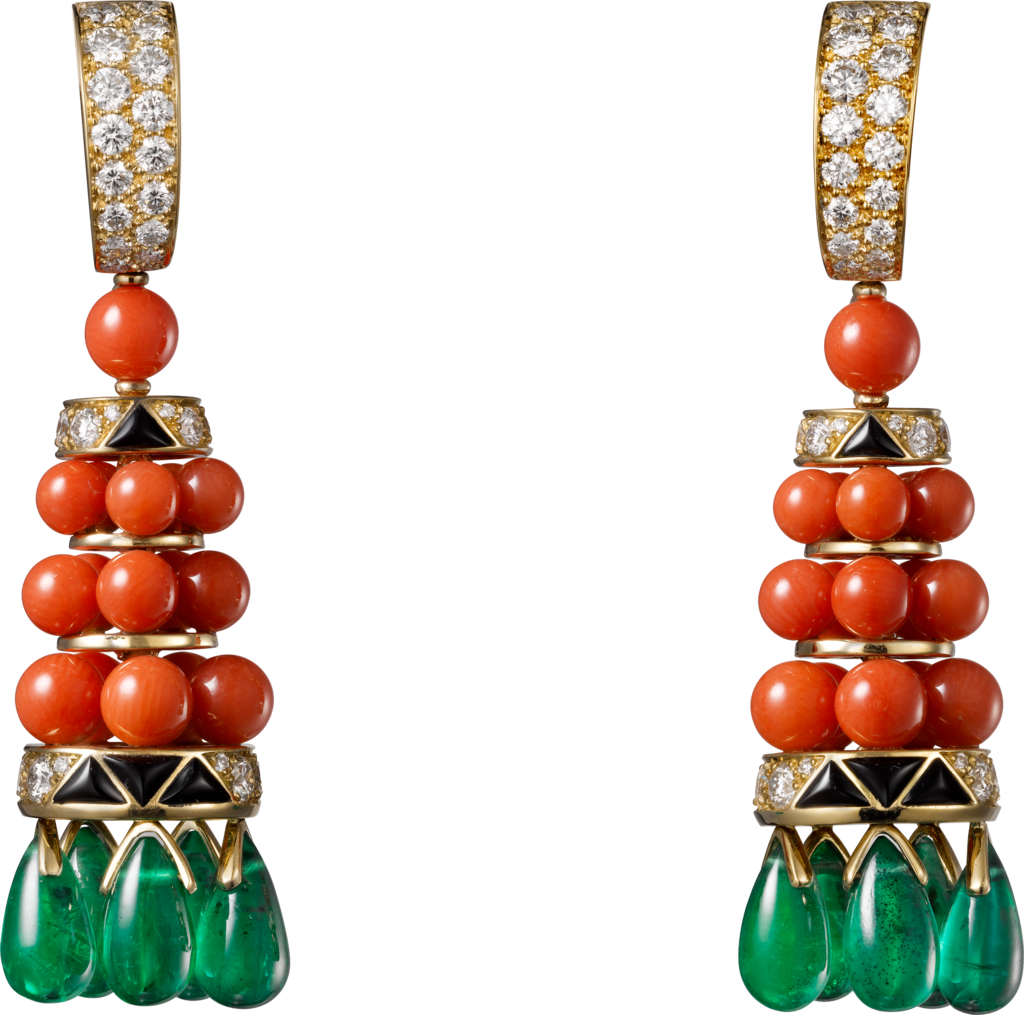 Jewel clipart turquoise diamond. Cartier earrings yellow gold