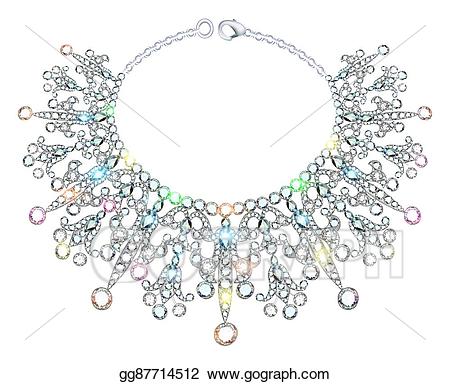 jewelry clipart beautiful necklace