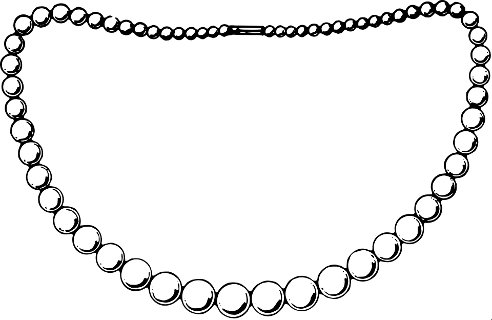 necklace clipart pearl necklace