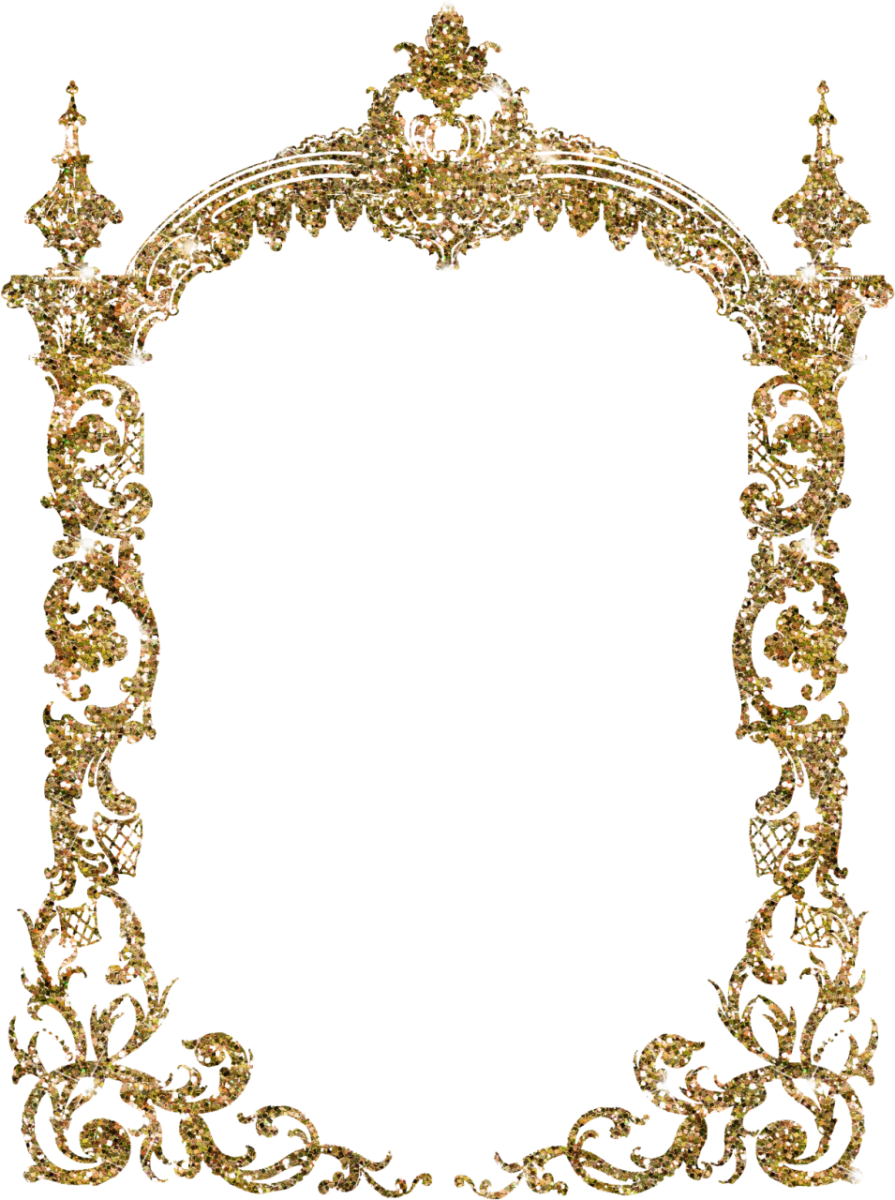 Jewelry clipart collectible. Vintage picture frame majestic
