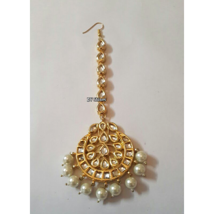 Tikka set online jewellery. Jewelry clipart kundan